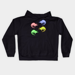 Axolotls Sticker Pack Kids Hoodie